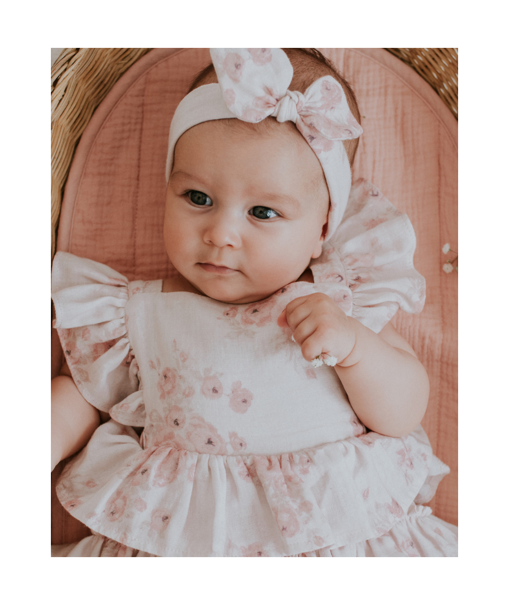 MINI ME | ROMANTISCHE BLOOMER SET CREAM