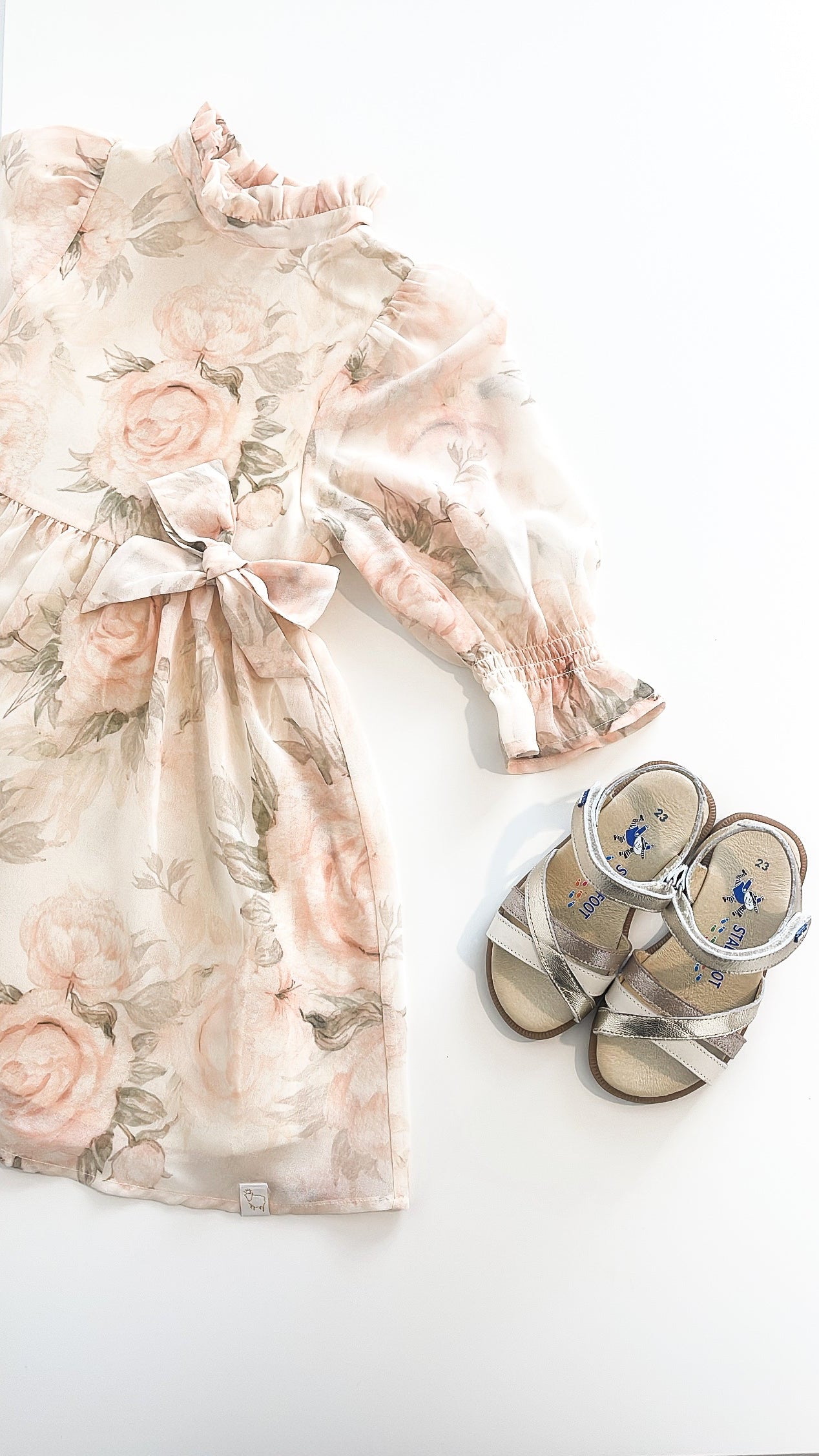 LRDM | DRESS LEA FLOWER LONGSLEEVE