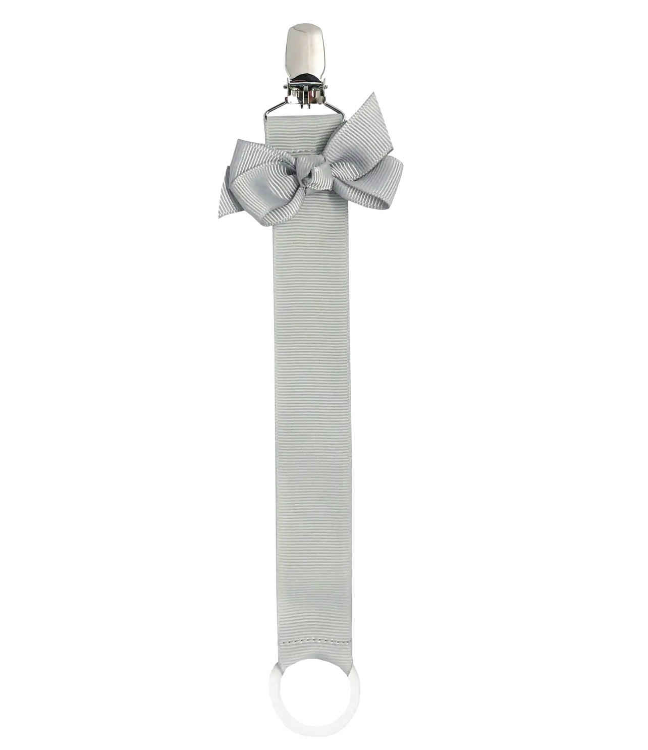 LA FILLETTE | FOPSPEENKETTING MET STRIK LICHT GRIJS