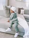 BABYSTYLING | JOGGER BROEK DUSTY GREEN