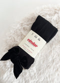 CÓNDOR | KOUSENBROEK MET VELVET STRIK ZWART