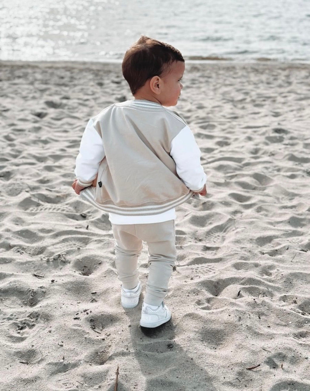 BABYSTYLING | BASEBALL JACKET BEIGE