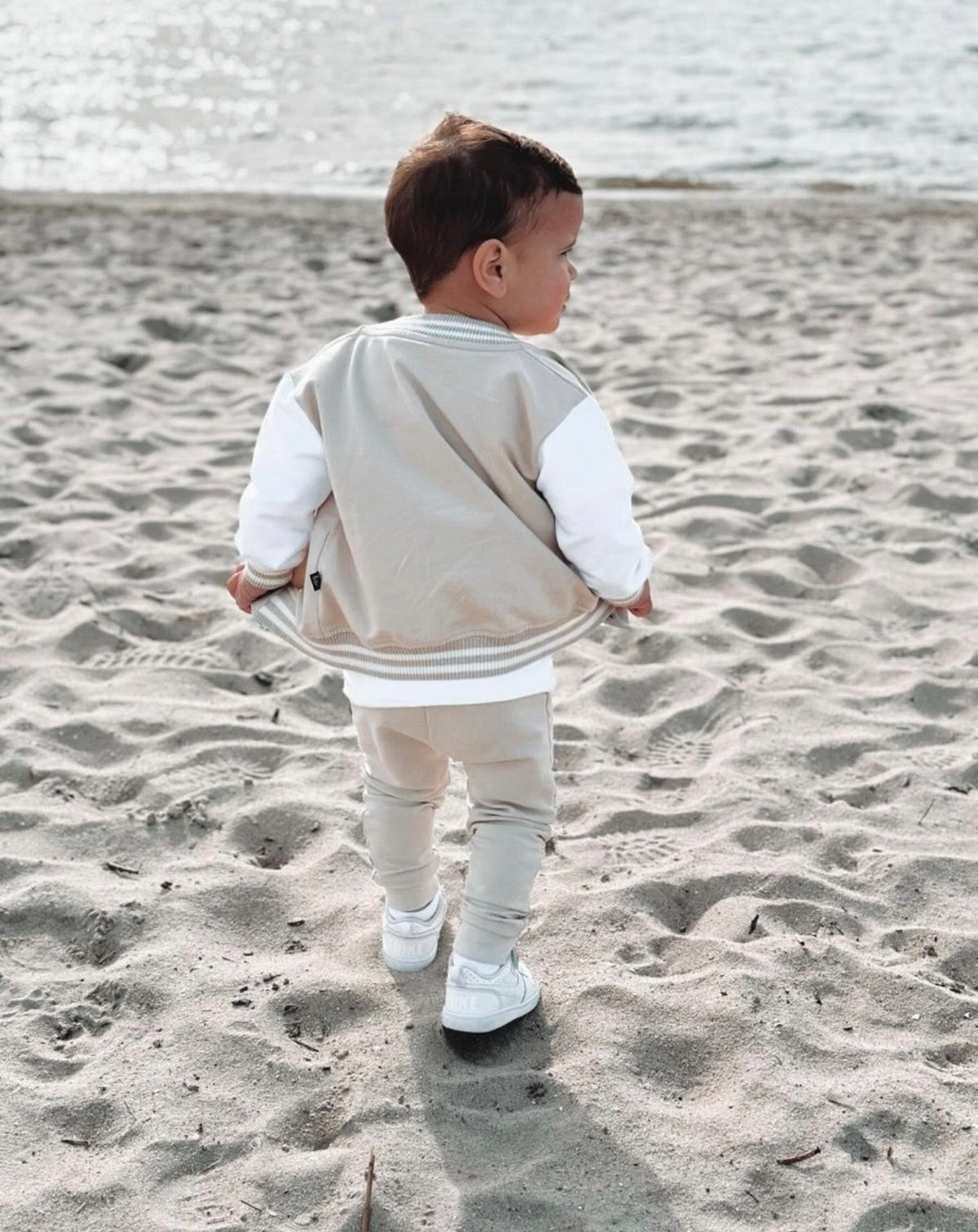 BABYSTYLING | BASEBALL JACKET BEIGE
