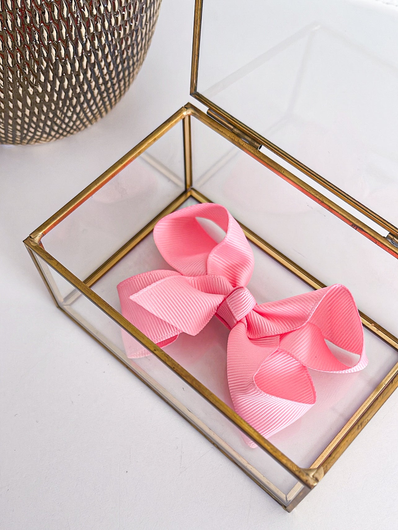 LA FILLETTE | HAARSTRIKCLIP DONKER ROZE