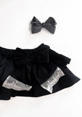 BE CHIC | VELVET BLOOMER BLACK