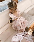 MINI ME | ROMANTISCHE BLOOMER SET CREAM