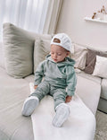 BABYSTYLING | HOODIE DUSTY GREEN