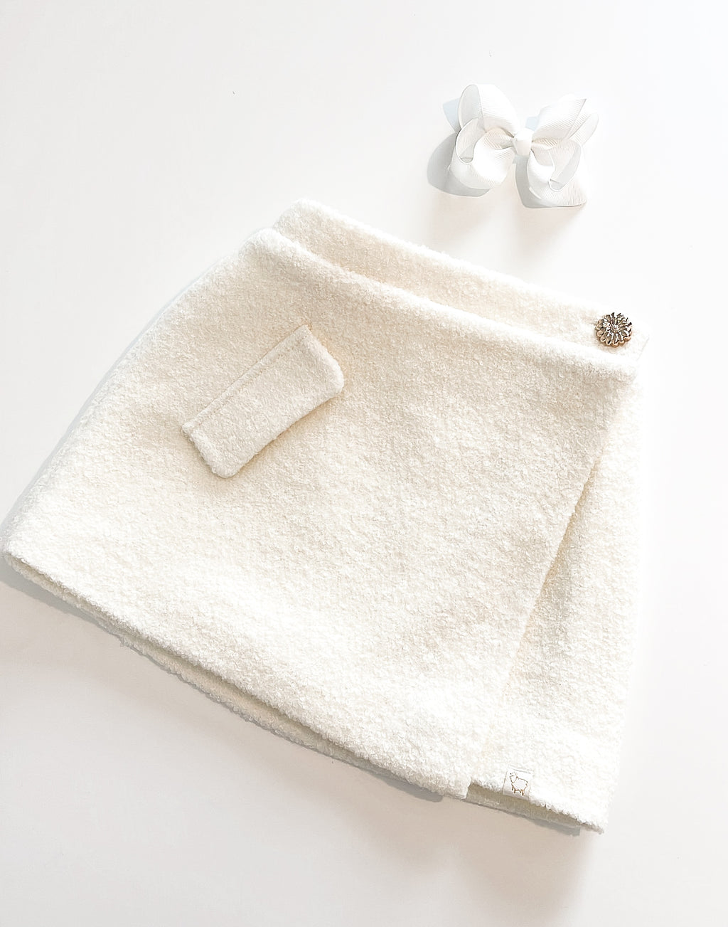 LRDM | TWEED SKIRT MARA WHITE
