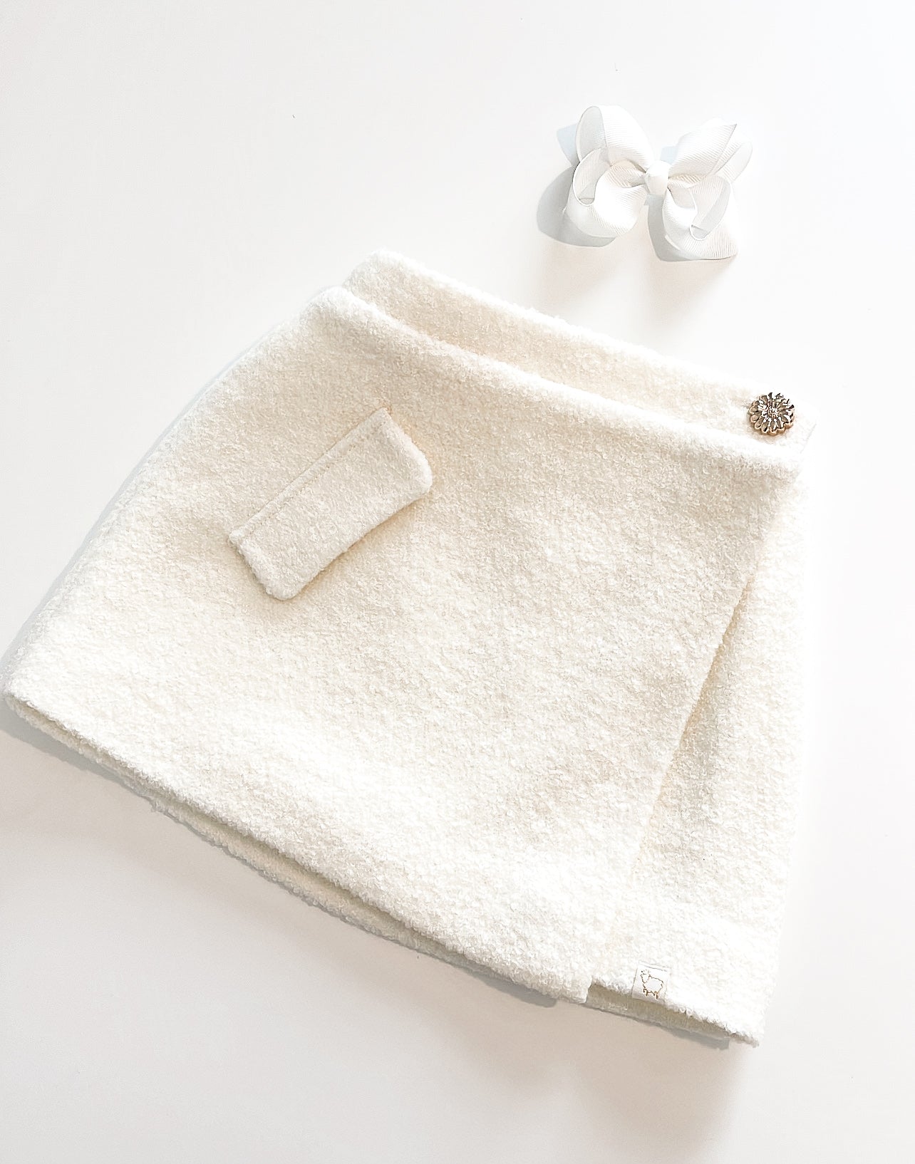 LRDM | TWEED SKIRT MARA WHITE