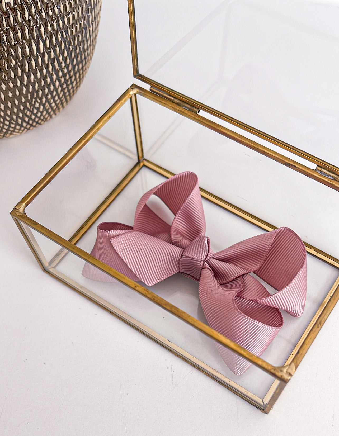 LA FILLETTE | HAARSTRIKCLIP ANTIEK ROZE