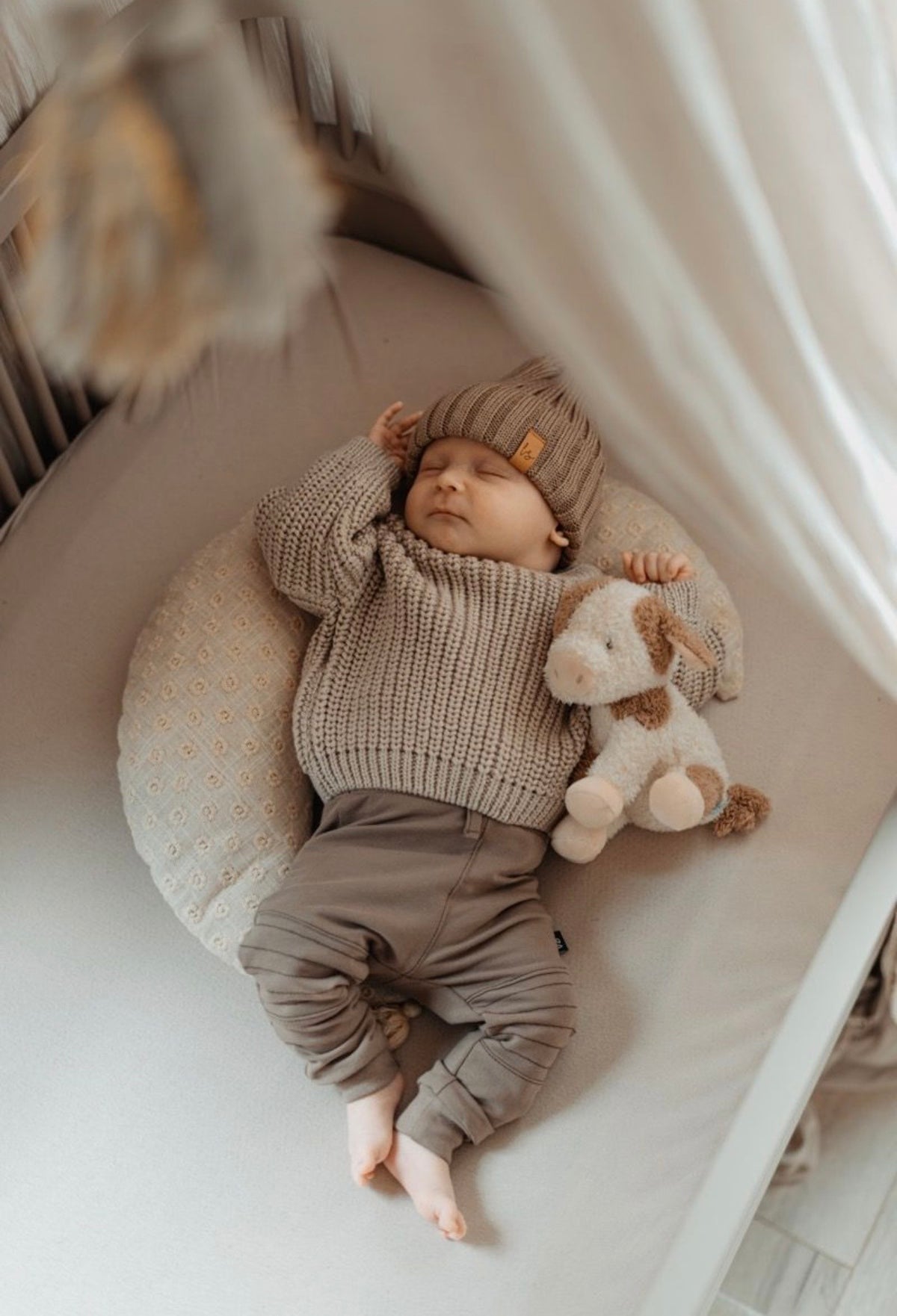 BABYSTYLING| BIKER BROEK BRUIN