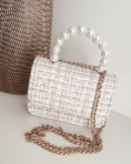 HANDTAS | WIT ROOS