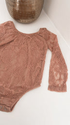 ROMPER KANTEN MOUW | ROZE