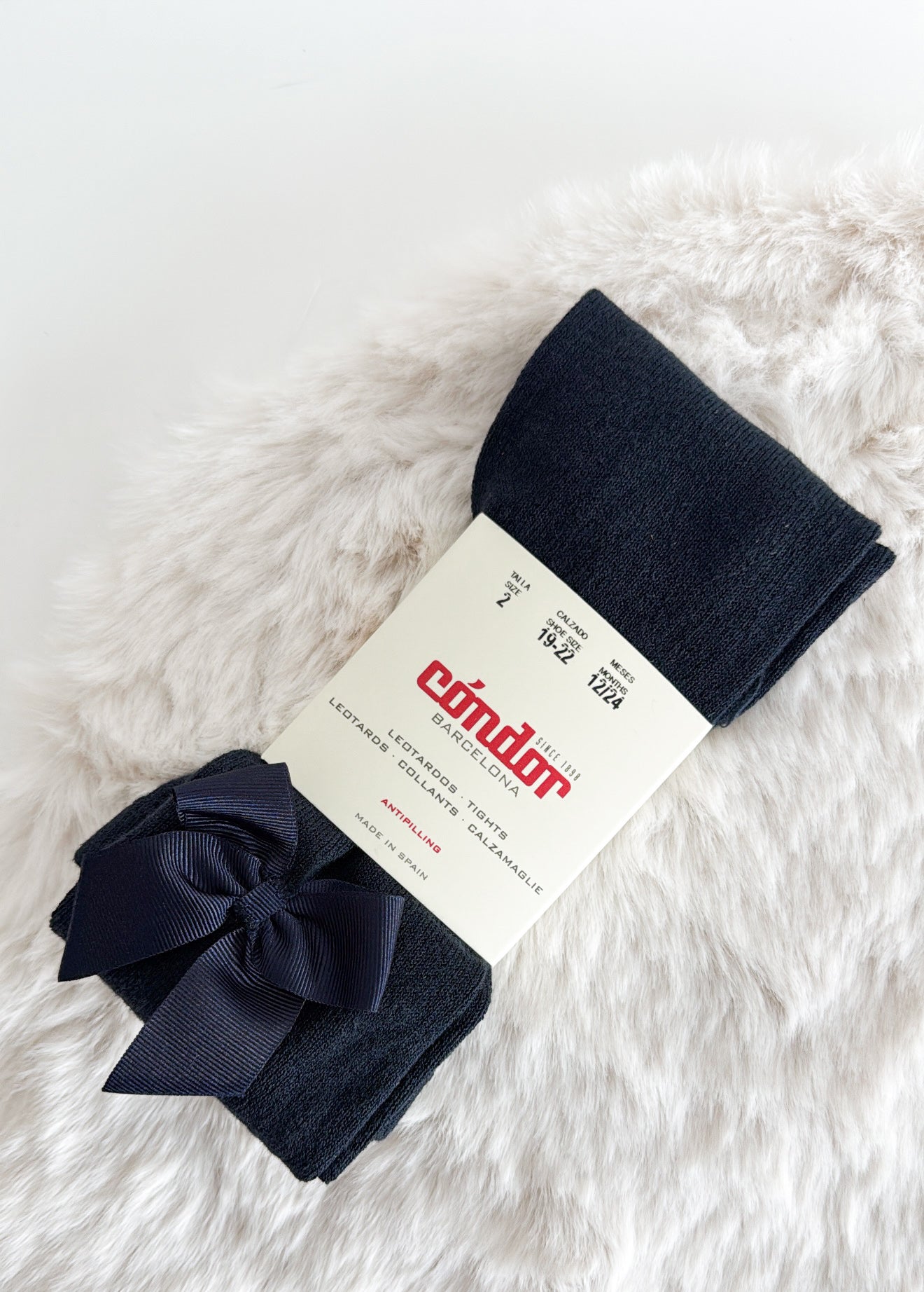 CÓNDOR | KOUSENBROEK MET STRIK MARINE BLAUW