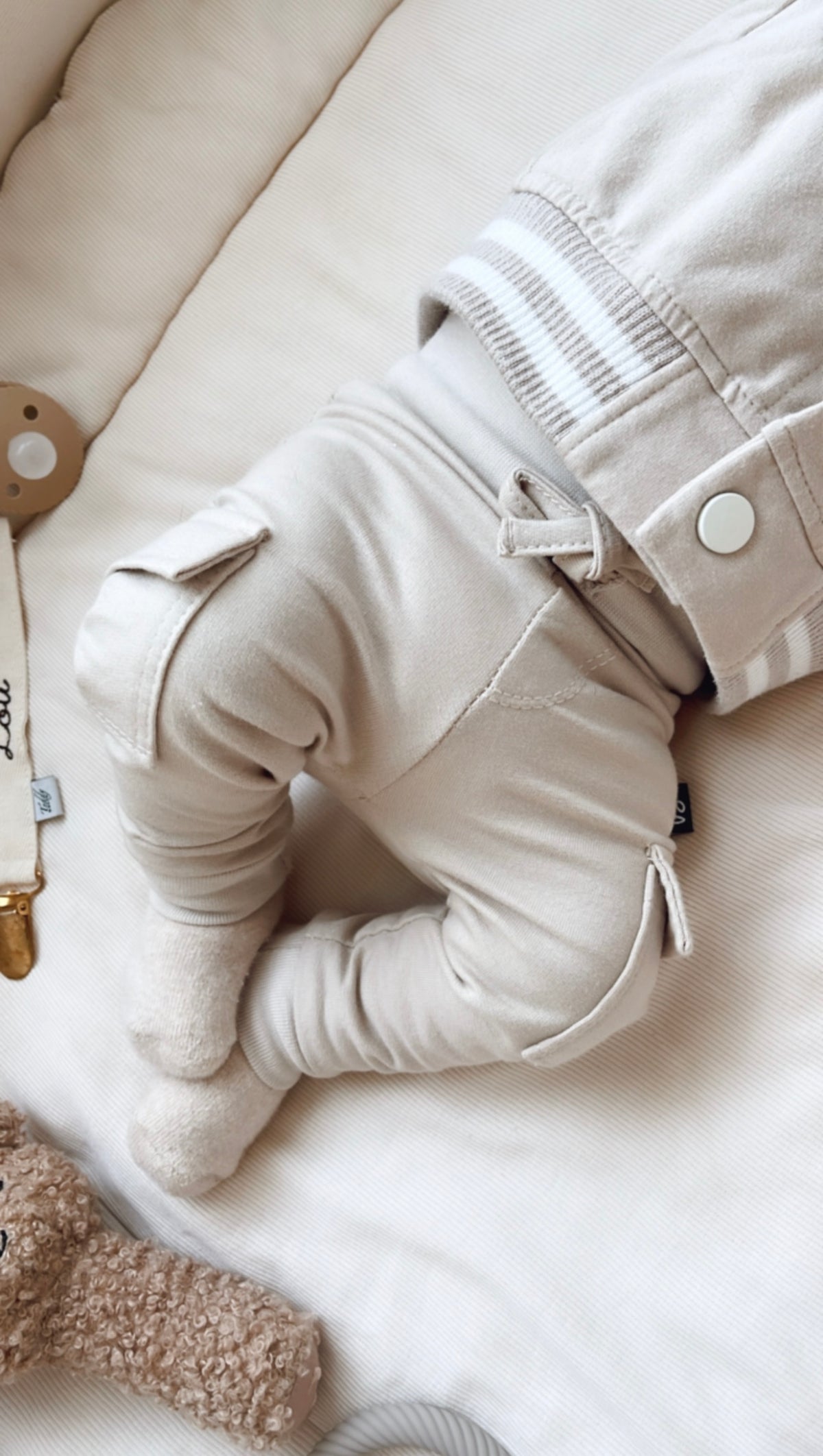 BABYSTYLING | CARGO BROEK BEIGE